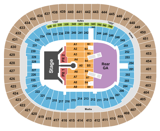 BC Place Concert Seating Chart