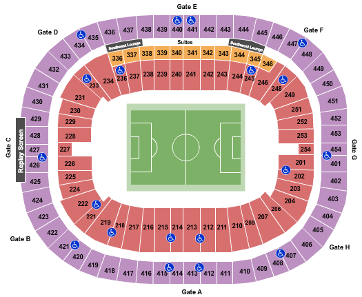 BC Place Soccer Seating