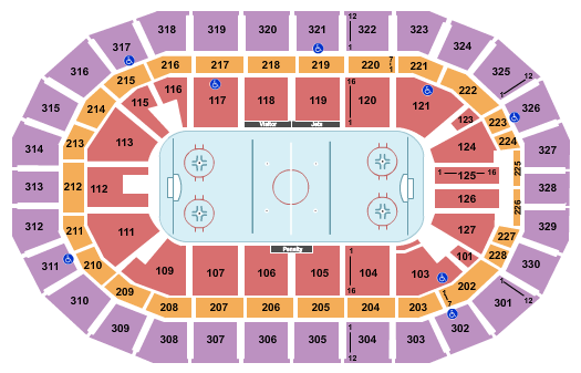 Bell MTS Place Hockey Seating