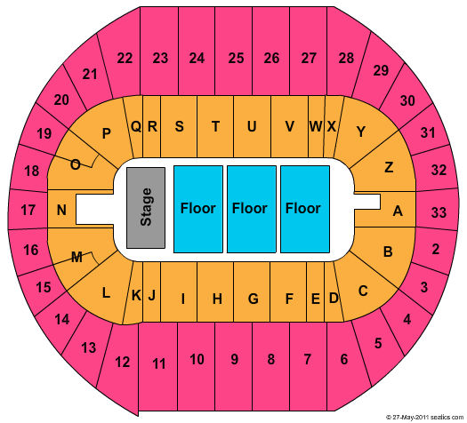 Pacific Coliseum Seating