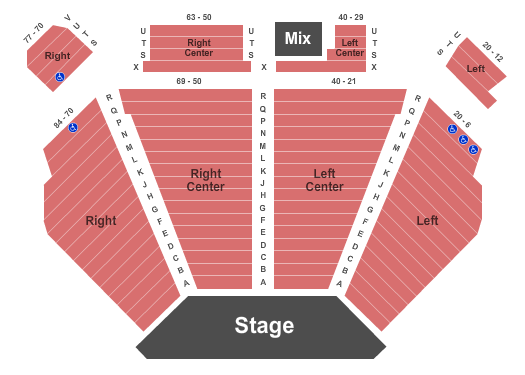 River Rock Seating Chart