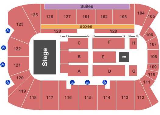 Sadlon Arena Seating Chart