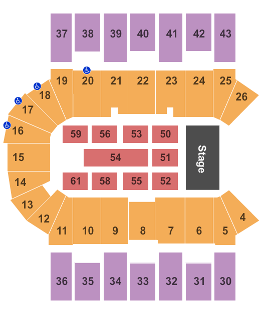 Scotiabank Centre Seating Chart