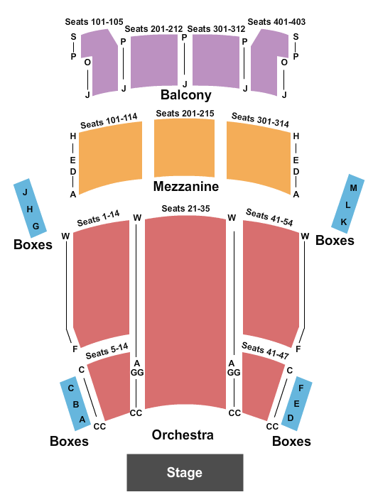 Elgin Theatre Seating