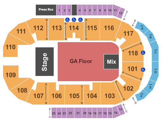 Meridian Centre Seating