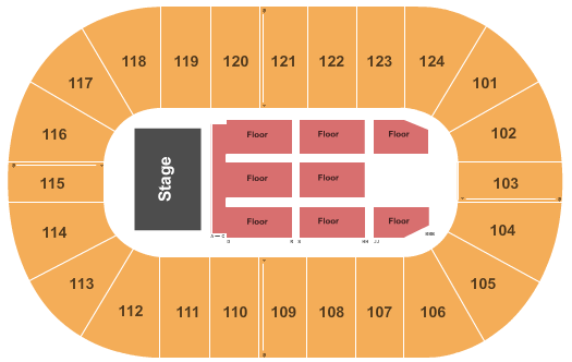 Mile One Centre Seating