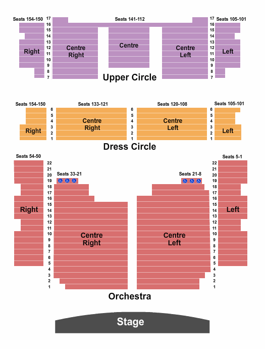 Vogue Theatre Seating Chart